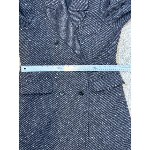 Vtg. 100% Virgin Wool Double Breasted Coat Women’s Size 14 Saxton Hall - Picture 8 of 11